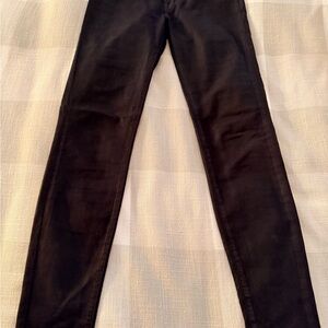 J Brand Classic Black Denim with Sheen